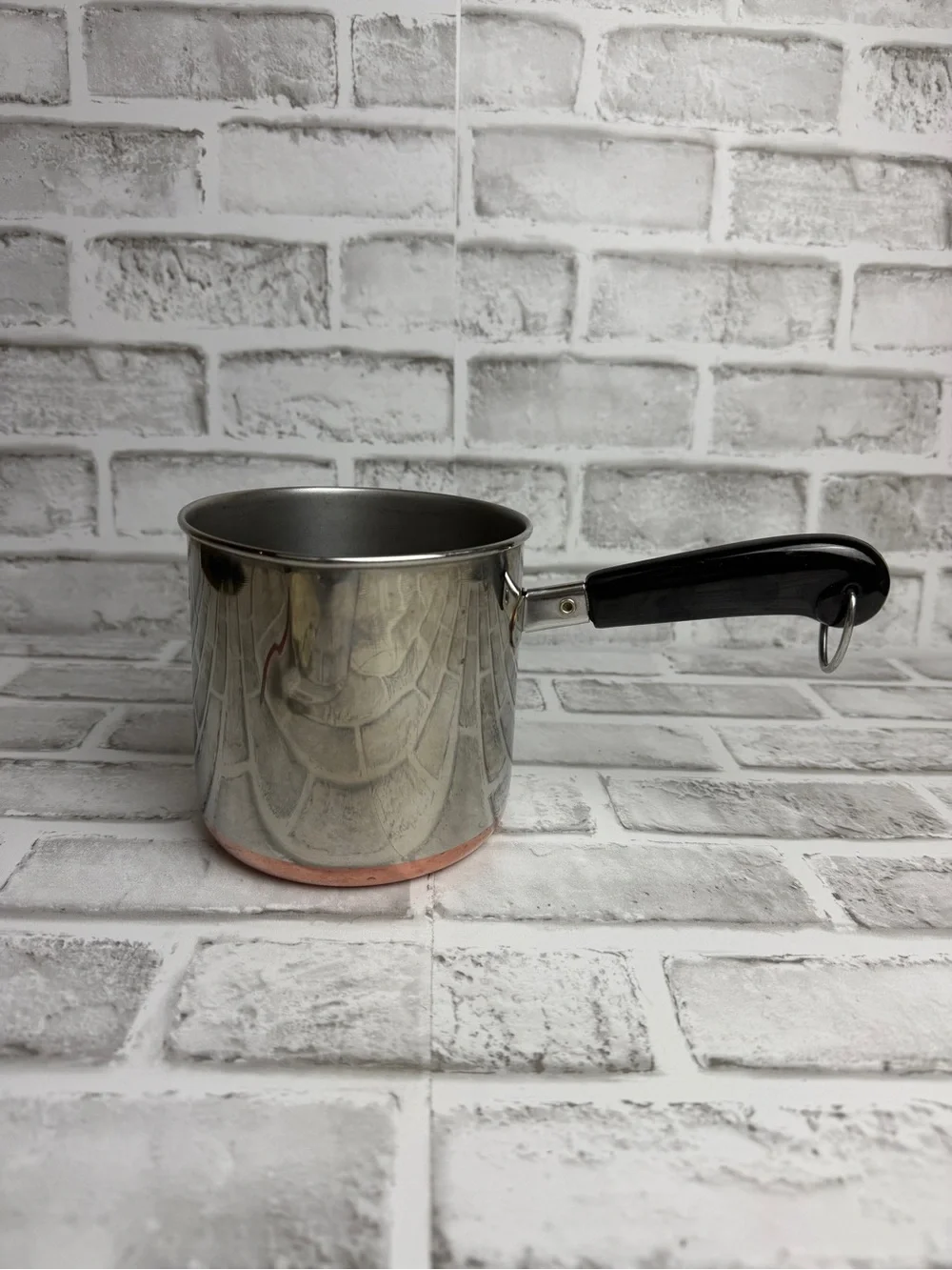 Vtg Revere Ware Copper Bottom 5 Cup Saucepan Measuring Cup with Pour Spout